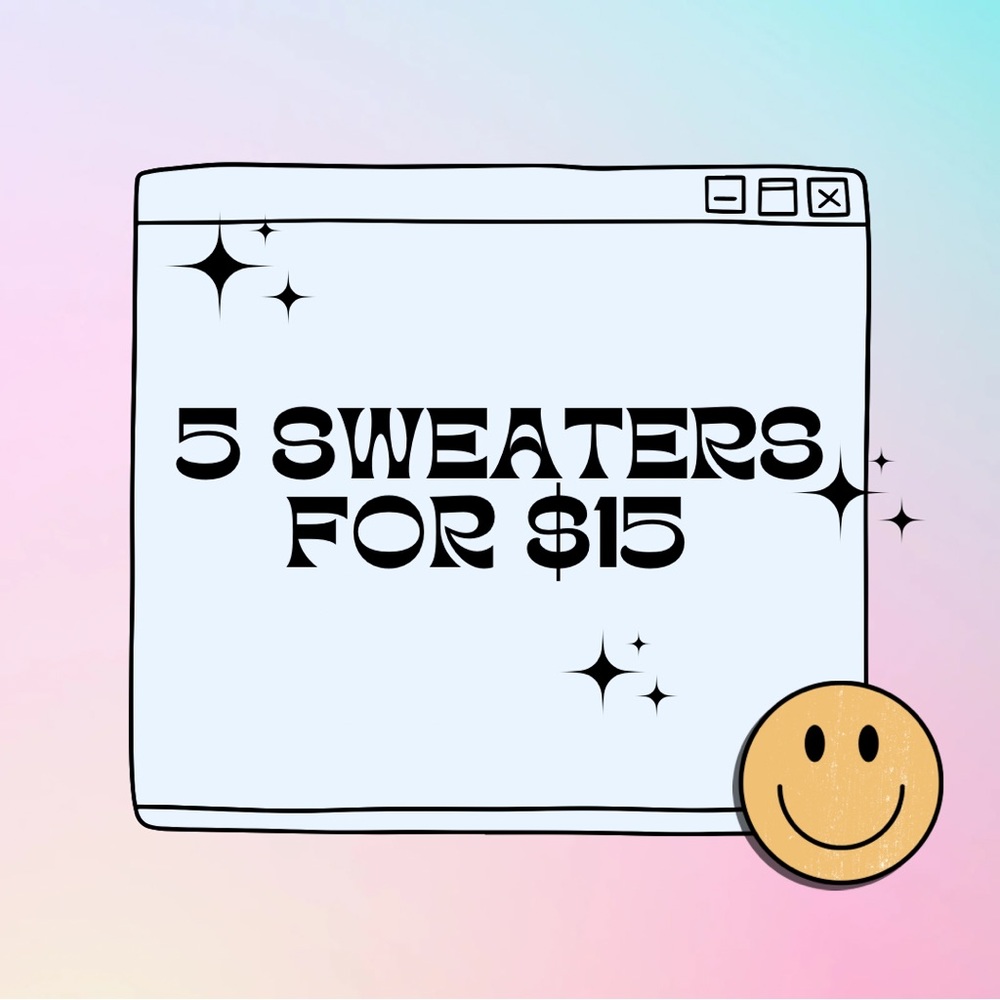 5 Comfy Sweaters